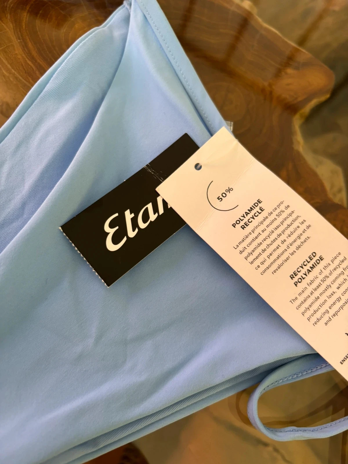 Light blue Brazilian Etam swimwear bottoms size 40 – photo 4